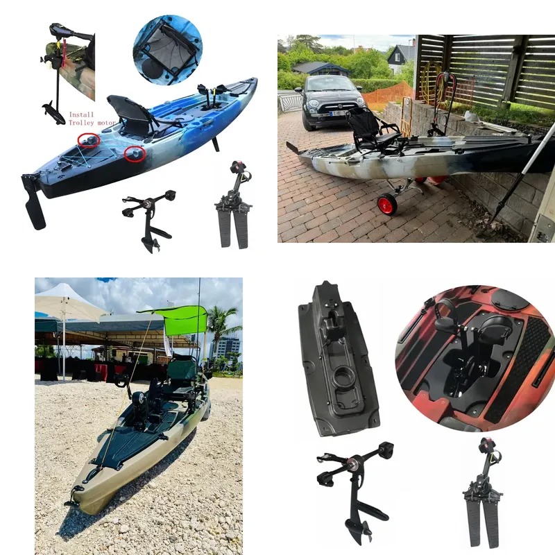 Fishing Kayak Sit In - Motor Listrik Pedal Tunggal untuk Memancing,